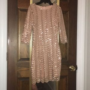 Gold sequin dress!!
